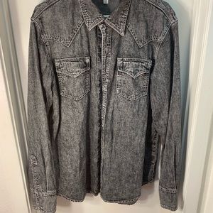 Men’s True Religion Denim Button Down